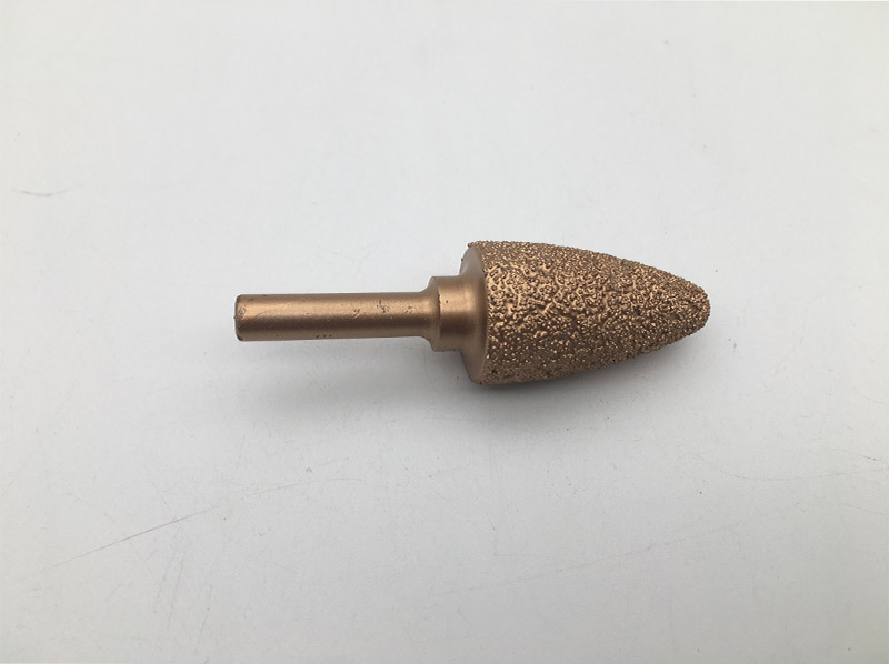 Vacuum Brazed diamond point bit