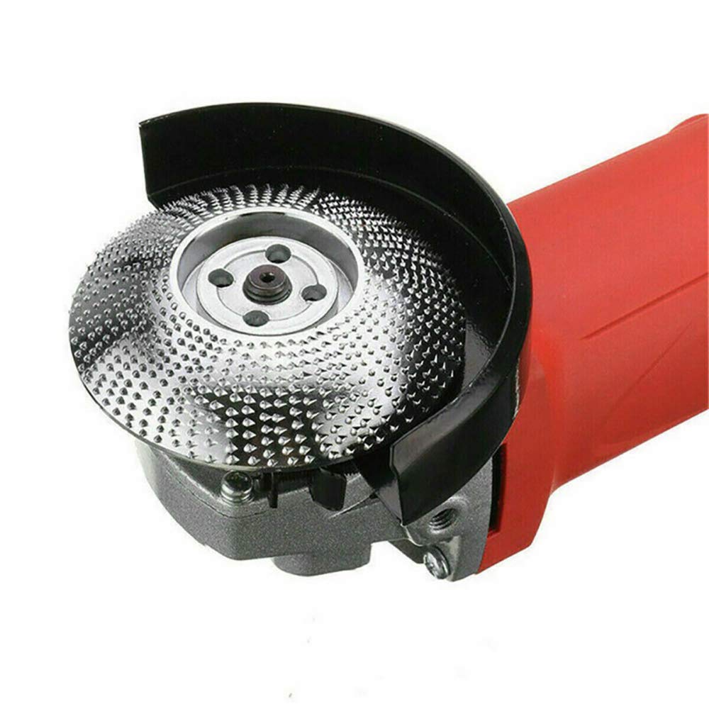 3.35 inches outside diameter 0.87 inches inside diameter Half round  grinding disc
