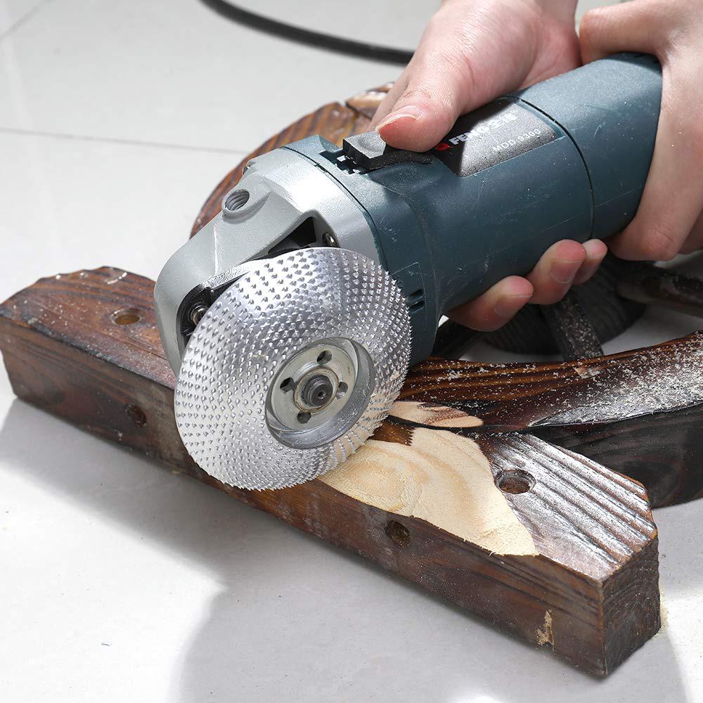 Wood Grinding Wheel Carving Tool Rotary Abrasive Disc for Angle Grinder