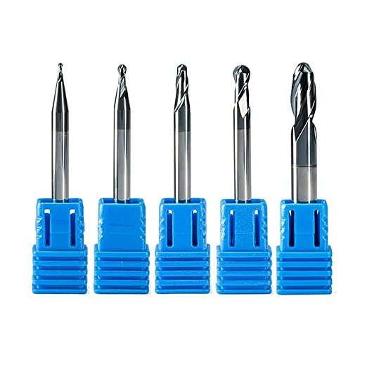 0.5-3mm Ball Nose Carbide End Mill Set