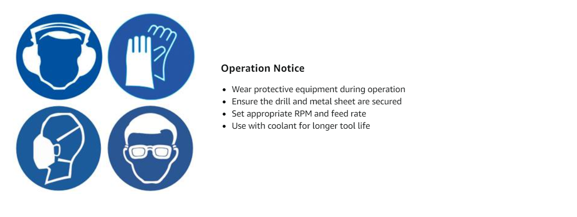 RuiXin TOOL 11/16" Diameter × 2" Depth of Cut HSS ANNULAR Cutter with 3/4'' Weldon Shank