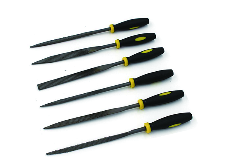 Needle Wood File Set Hardened Alloy Strength Steel Mini Needle Wood File Set 6pcs