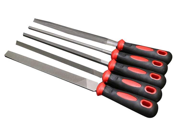 Steel File 5 Set Flat American Pattern Half Round Square Round And Three Square