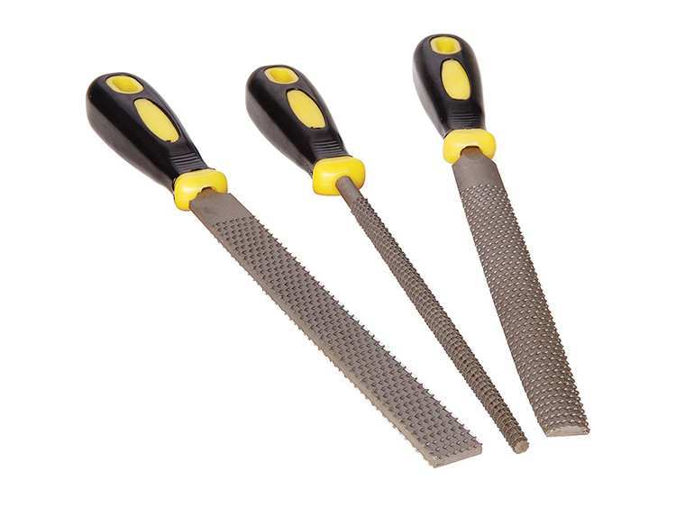 American Pattern Wood Rasp 3 Set Flat Half Round And Round 