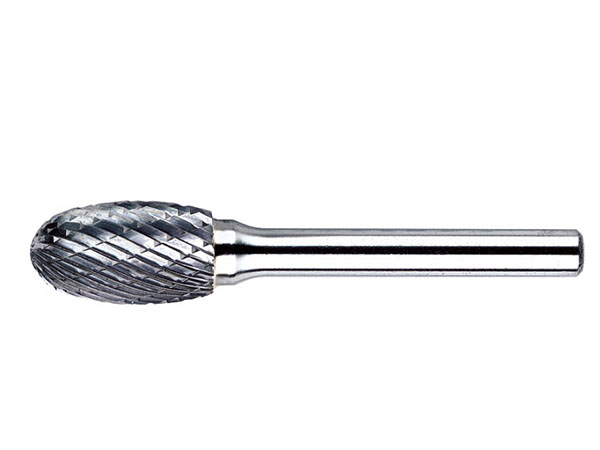 Oval shape carbide rotary burr