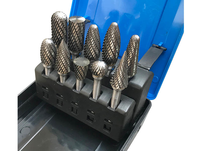 6mm shank tungsten carbide rotary burrs set from china supplier