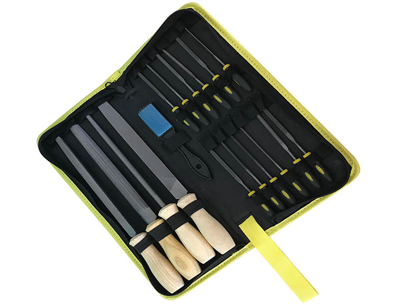 garden tool 16PCS high Carbon Steel File Set with wooden handle 